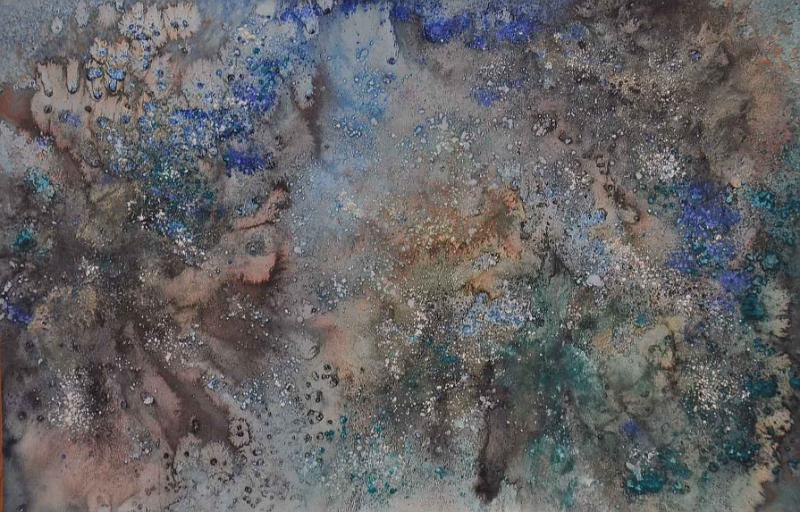 fleurs de nuit 3.JPG - Technique mixte